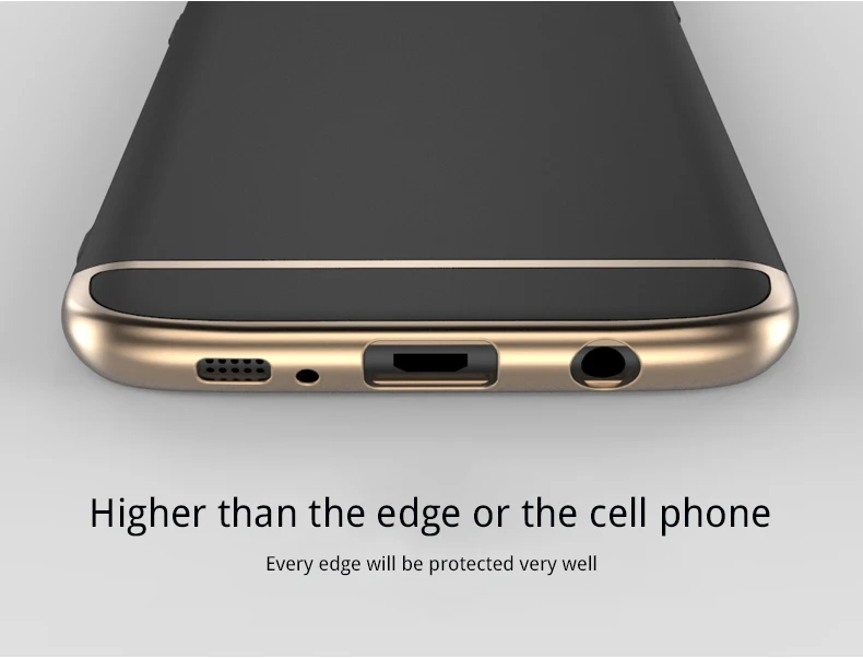 Чехол для мобильного телефона с покрытием 3 в 1 чехол Samsung Galaxy S8 S9 Plus Чехлы Жесткая