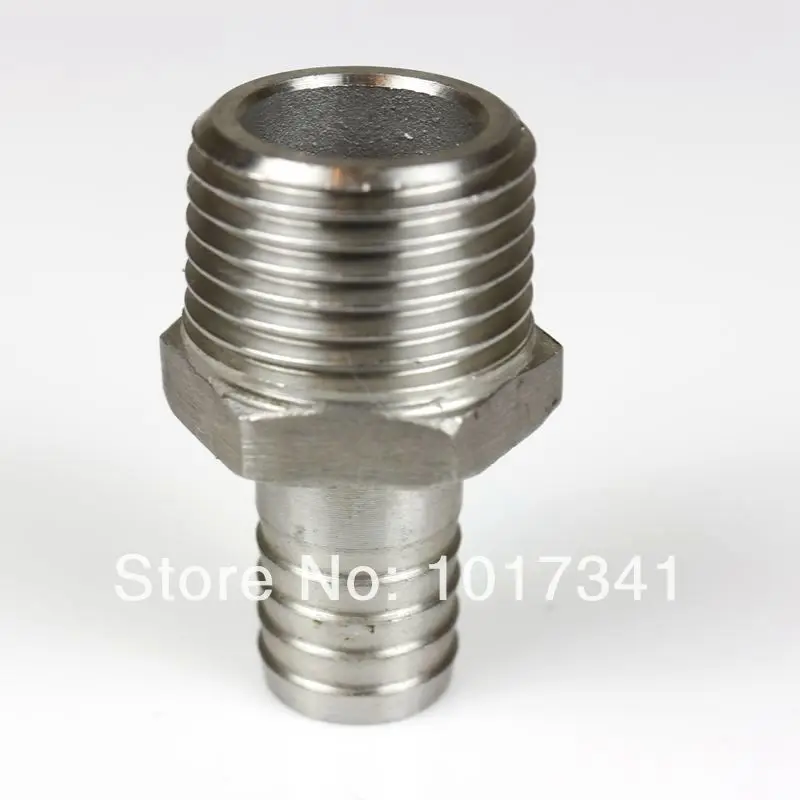 Барб для шлангов из нержавеющей стали 1/2 &quotПапа BSP x 1/2&quot оборудование