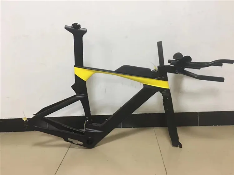 T1000 карбоновая рама для триатлона велосипедная Рамка tt гоночного руля TT