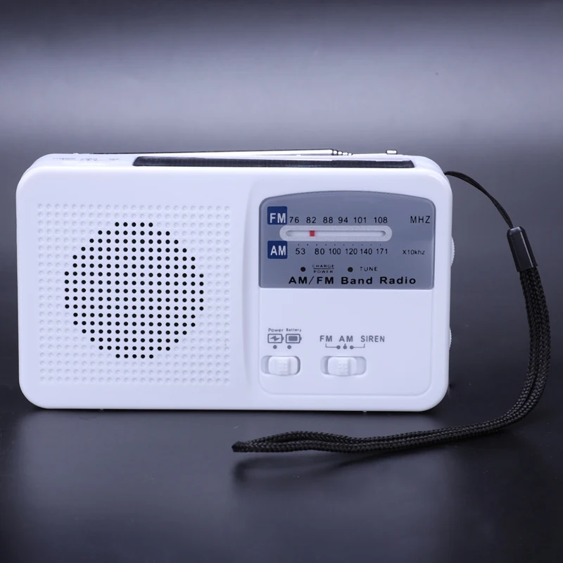 Ручной Динамо радио Светодиодный фонарик зарядное usb устройство для телефона Am/Fm