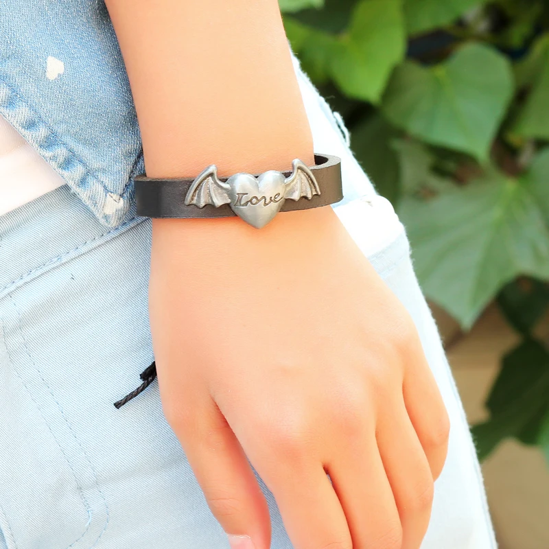 Женский и мужской браслет из натуральной кожи | Украшения аксессуары