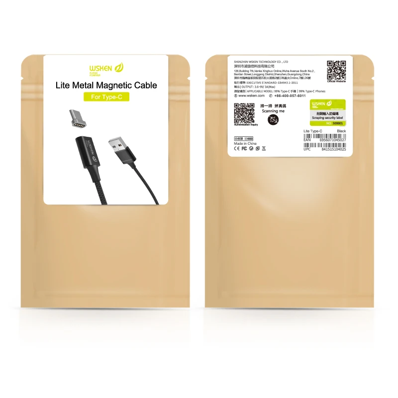 WSKEN Lite1 Магнитный кабель Micro USB кабель для быстрой зарядки и передачи данных для samsung Xiaomi зарядный кабель для iPhone X XR XS 8 USB кабель