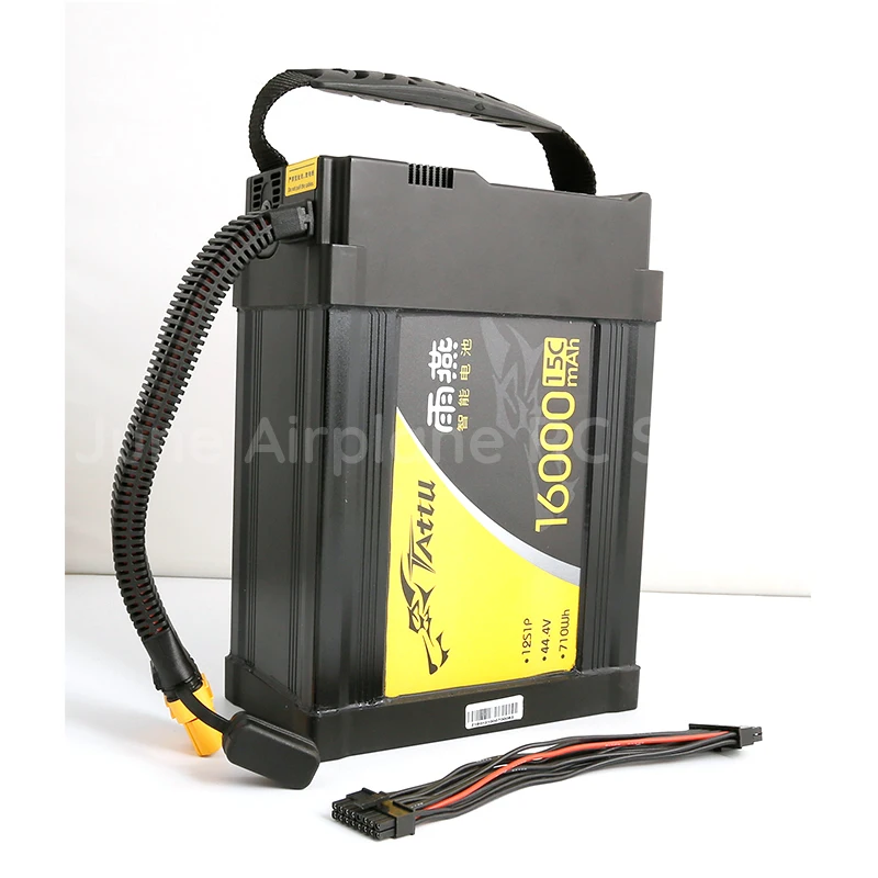 Новый Интеллектуальный аккумулятор TATTU 16000 мАч 15C 44 4 в 12S 1P lipo с разъемом AS150U для