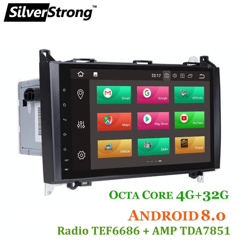 SilverStrong OctaCore Android8.0 Vito Viano Радио DVD для Mercedes Benz Sprinter класс B200 W169 W245 W469 W906|radio dvd|dvd radiodvd