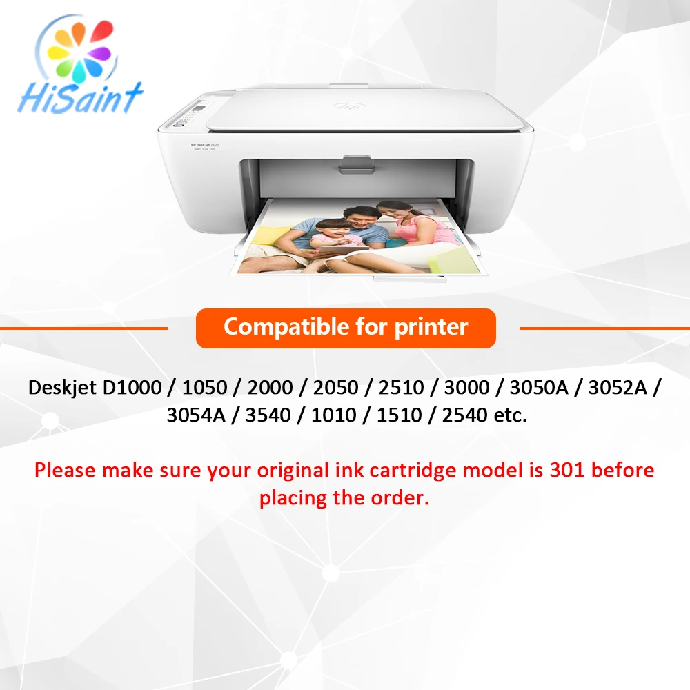 Картридж с черными чернилами для HP 301 301XL Deskjet 1050 1510 2050 3050 2150 2540 Envy 4500 4502 4504 5530|Чернильные картриджи| |