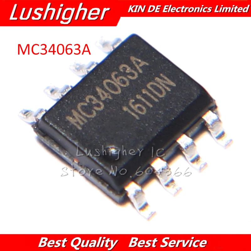 10 шт. MC34063 SOP8 MC34063A SOP 34063 mc34063приемлемый MC34063ADR2G SMD новый оригинальный| |