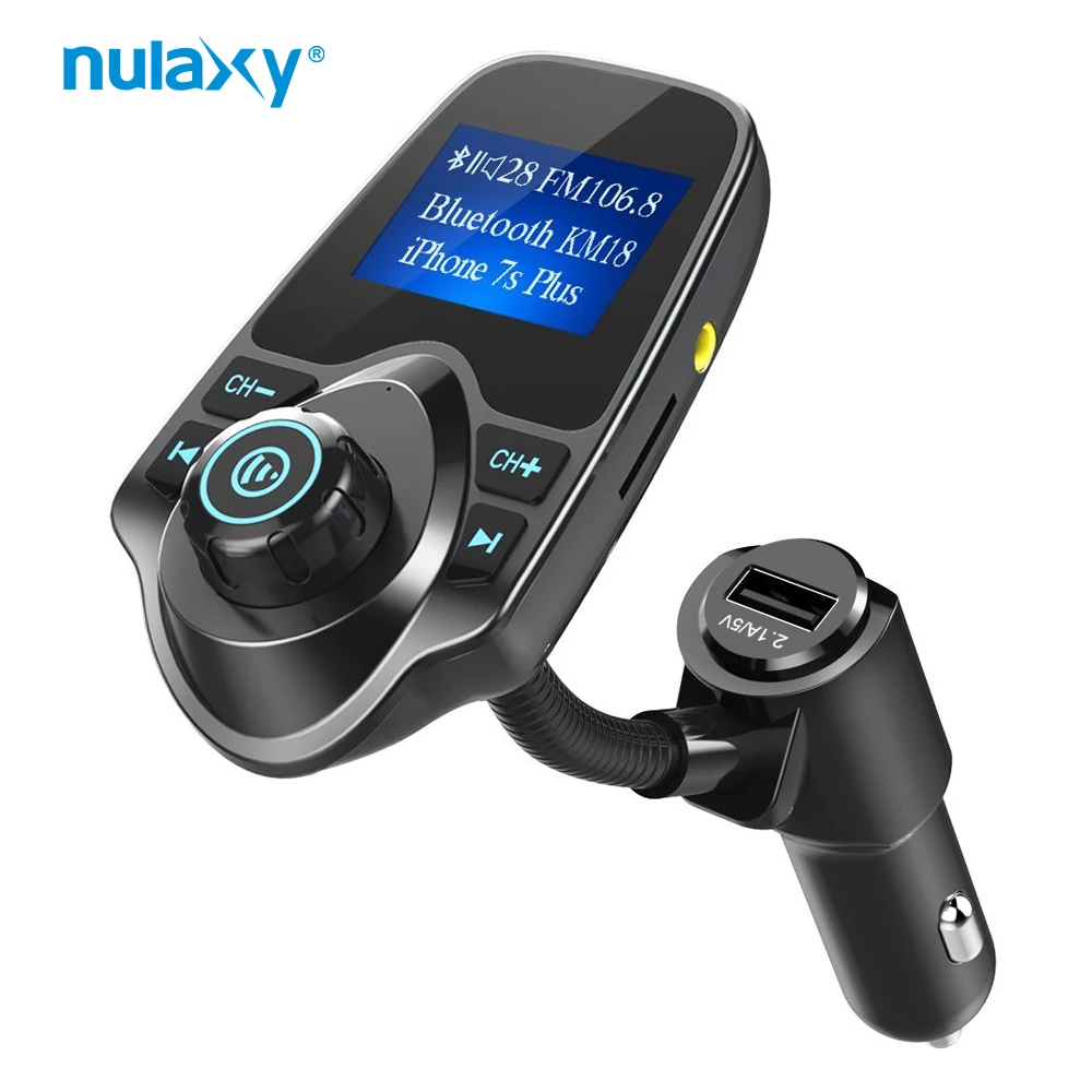 Nulaxy Автомобильный MP3 плеер Bluetooth FM передатчик Hands free автомобильный комплект