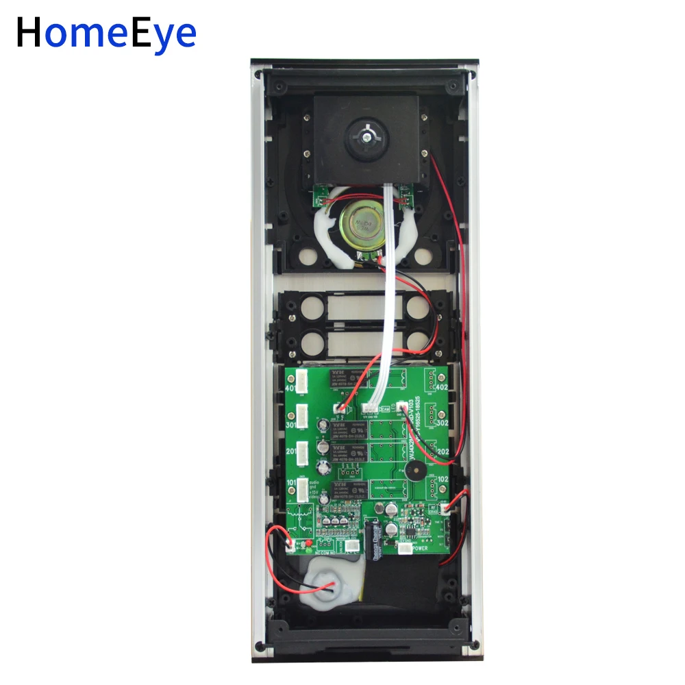 Homeeye 4 квартира дверной Звонок домой Система Контроля Доступа 7 ''4-проводной мульти-семьи видео-телефон двери внутренной связи Водонепроницаемый 1200TVL