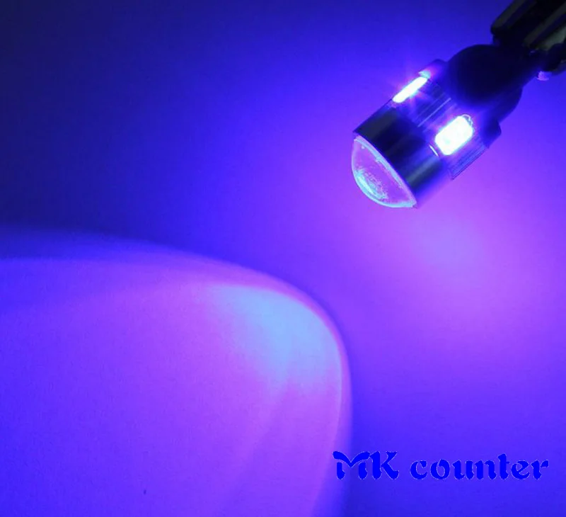 50 шт. Высокая мощность T10 6SMD 5630 светодиодный объектив с объективом 6 SMD W5W 194 168 501