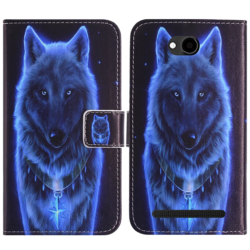 TienJueShi Fashion Flip Book Design Protect Leather Cover Shell Wallet Etui Skin Case For Konrow easy one 4 inch | Мобильные