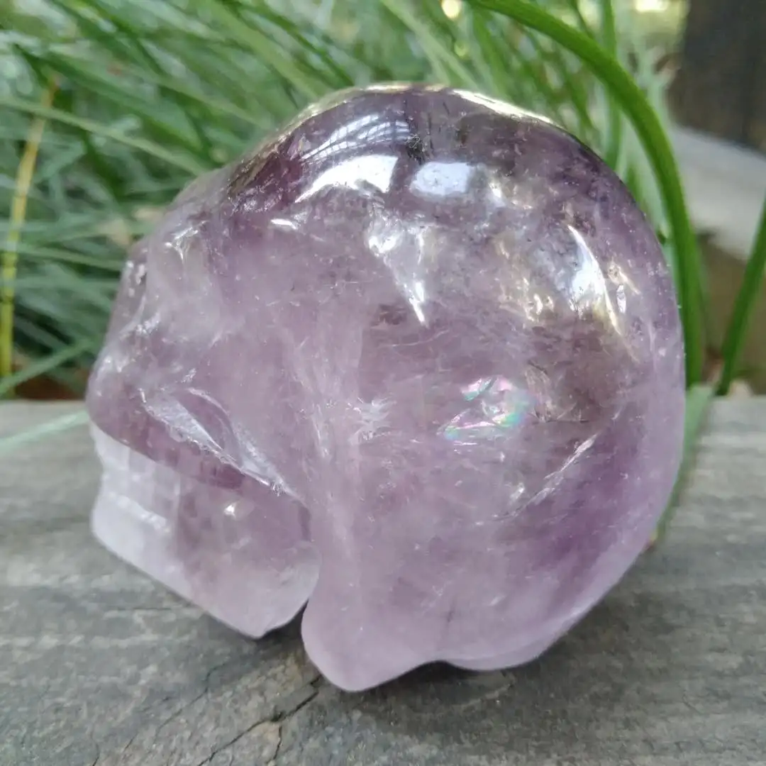 Аметист кристалл кварца череп камень череп|skull gemstone|skull skullskull amethyst |