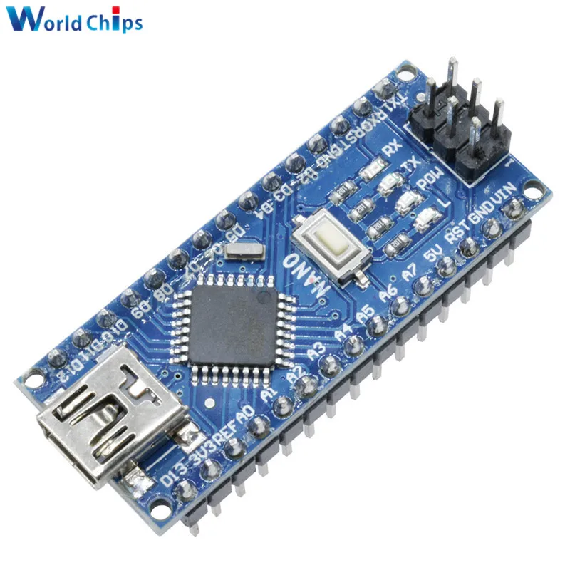 Мини USB с контроллером загрузчика Nano 3 0 совместимым arduino CH340 драйвер 16 МГц NANO V3.0