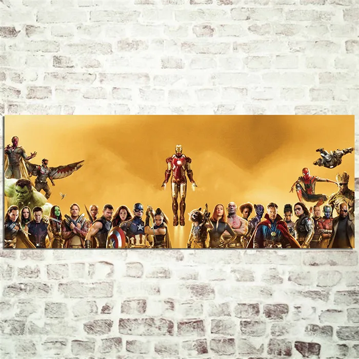 137 Marvel 10 лет плакат Супергерои Супер Герои стены Искусство 10th юбилей печатает шелковое изображение ткань печати Декор дома комнаты - Цвет: 137