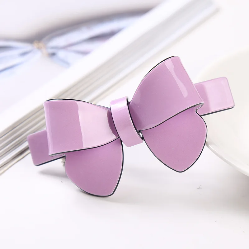 Бабочка акриловая клип шпилька для волос женщин Pin Барретт шпильки Заколки хвост