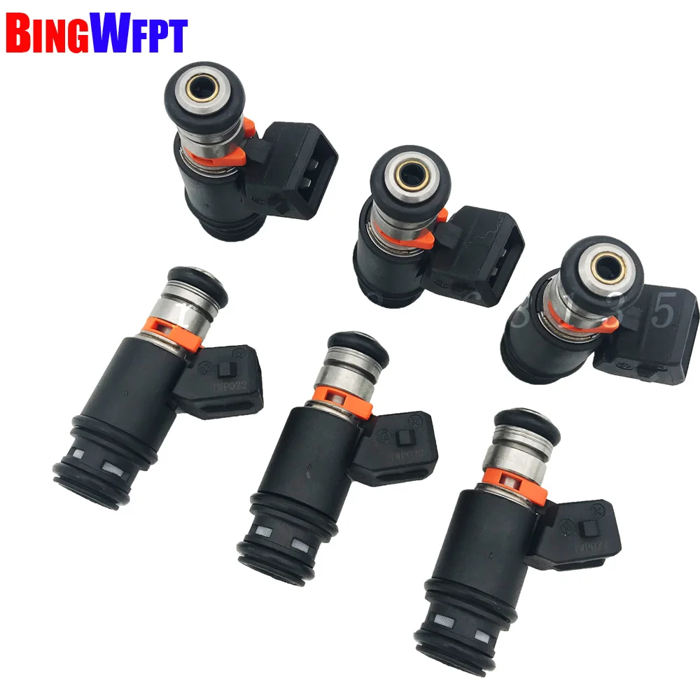 6 шт высококачественный Топливная форсунка для Volkswagen VW Golf Jetta EuroVan 2,8 V6 IWP022 805000348303 021906031D 021906031B FJ573