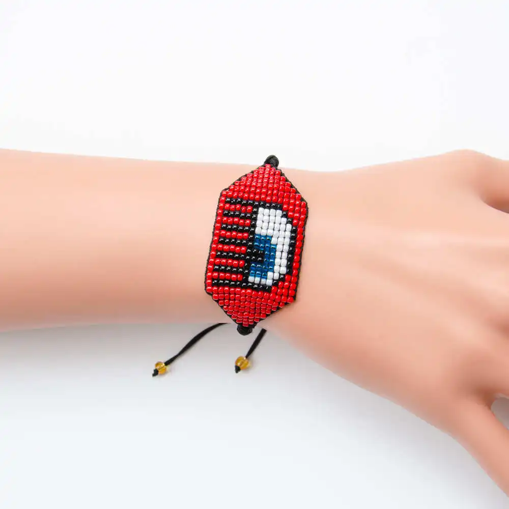 Go2boho MIYUKI браслеты сглаза браслет Pulseira Mujer Mode ручной работы Тканые ювелирные изделия женские черные глаза Delica Miyuki Joyeria