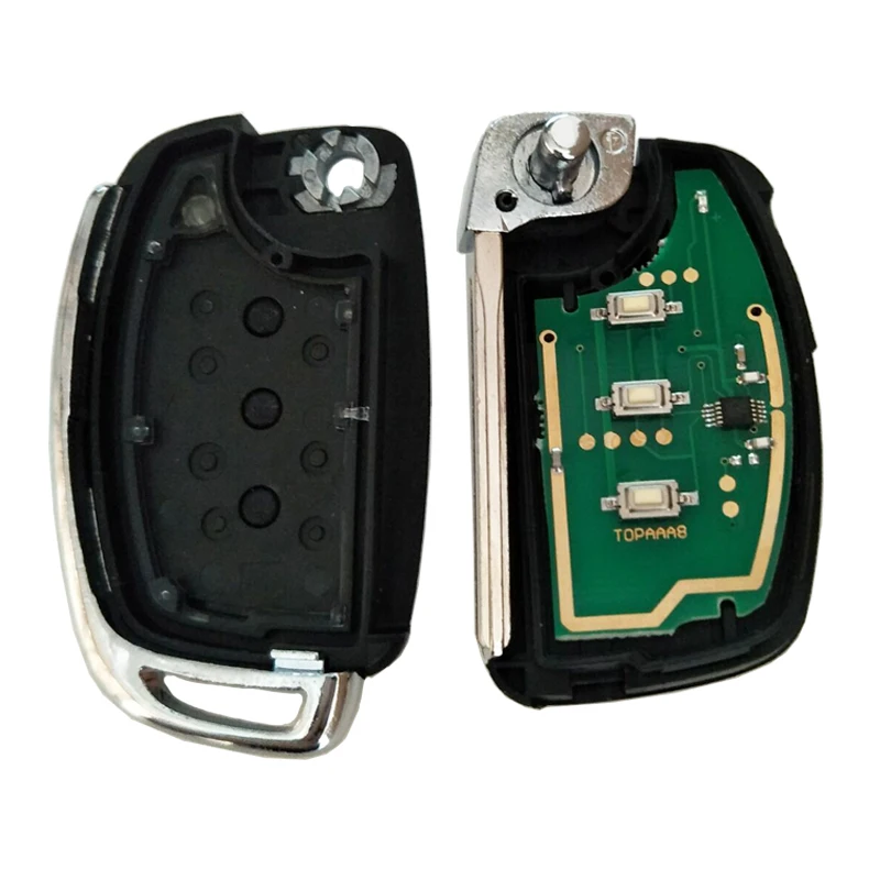 PREISEI 10 шт./лот 3 кнопочный автомобильный пульт дистанционного управления для Hyundai