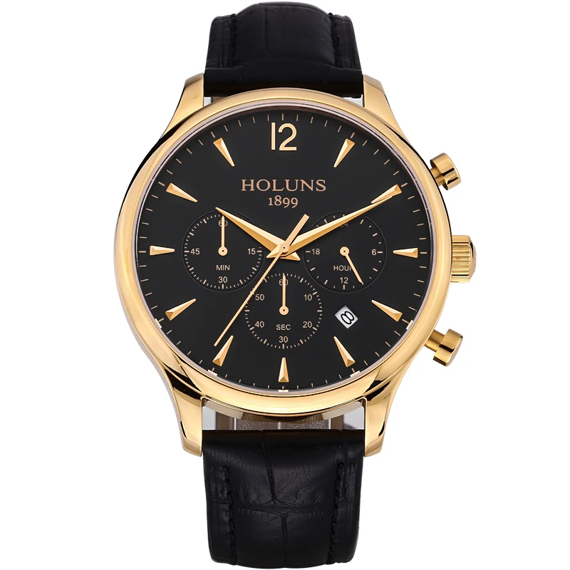 Кварцевые водонепроницаемые часы с кожаным ремешком.|wristwatch brand|wristwatch for menwristwatch mens
