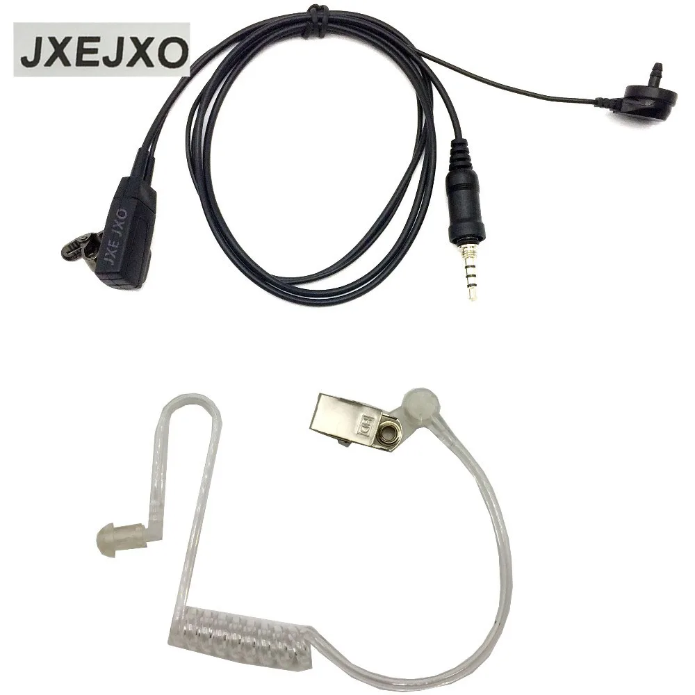 1 Pin защитный наушник JXEJXO акустическая Трубная гарнитура с микрофоном PTT для yaesu