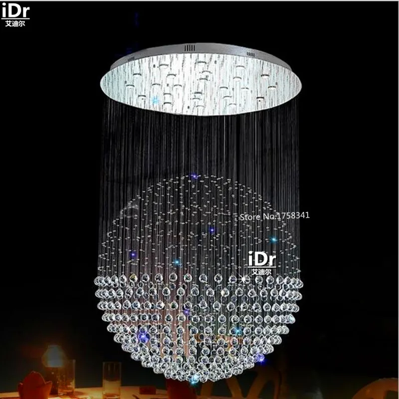 Simple and modern hanging wire hanging wire crystal lamp restaurant lights living room lights Chandeliers Rmy-0460