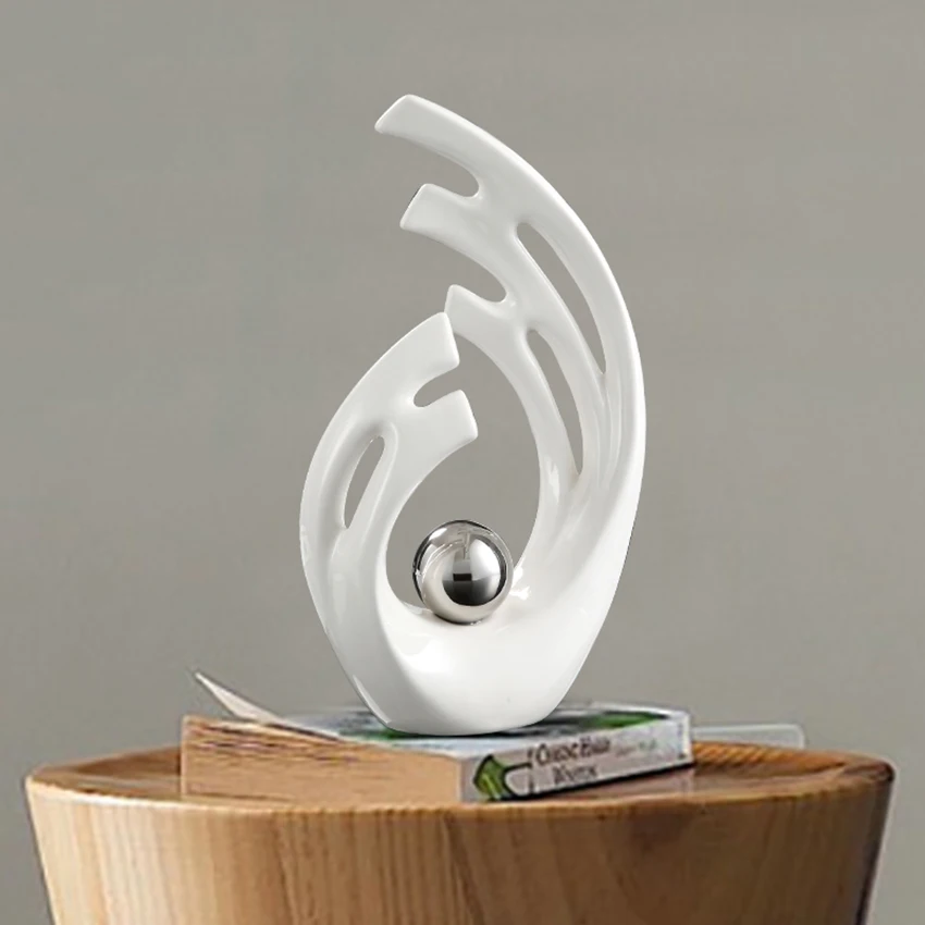 European Creative Angel Wings Model Figurines &amp Miniatures Modern Ceramic Crafts Furnishing Articles Home Decoration Accessories | Дом и