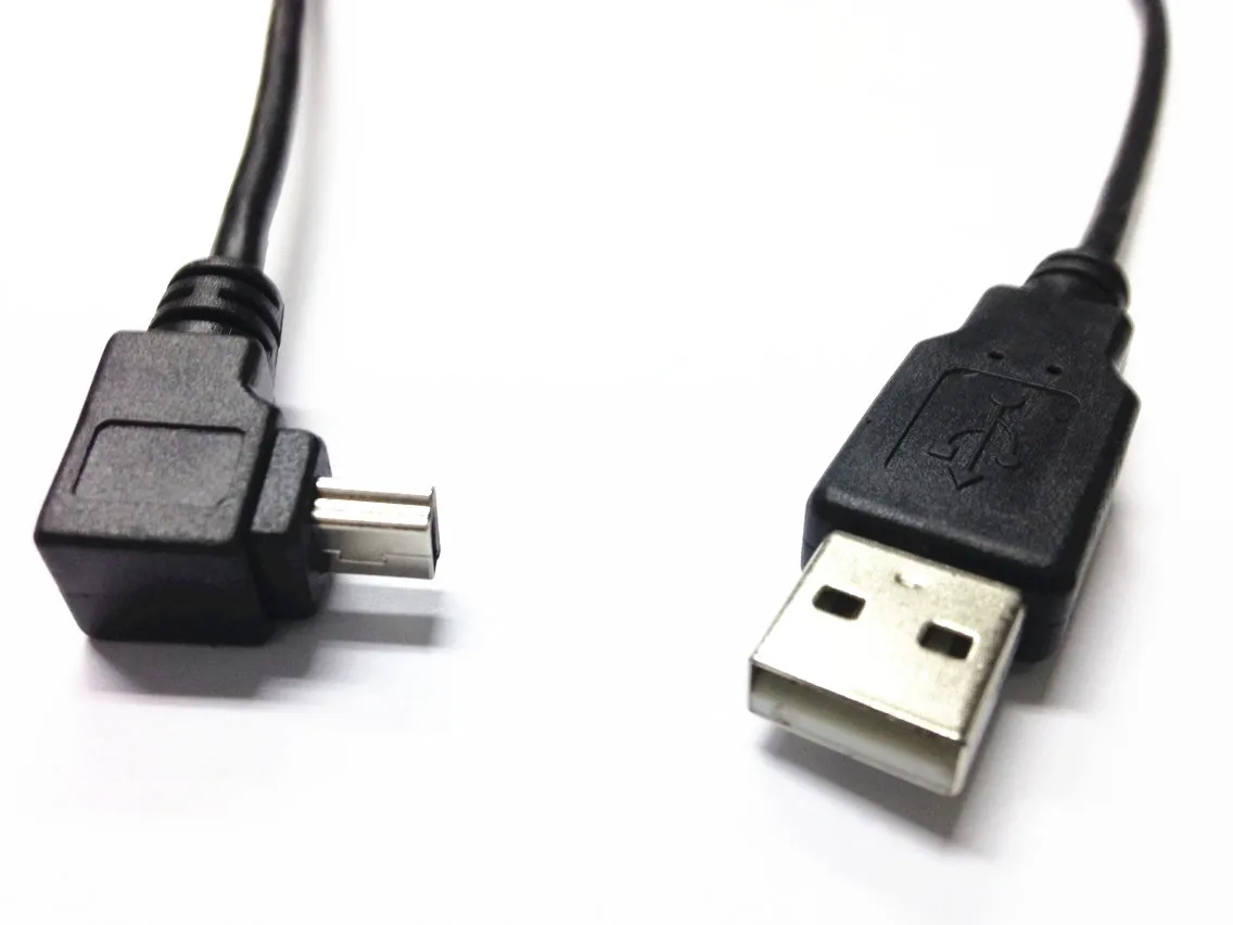 Вздернутый 90 градусов deg USB2.0 жесткий диск цифровой камеры Телефонный Кабель Т