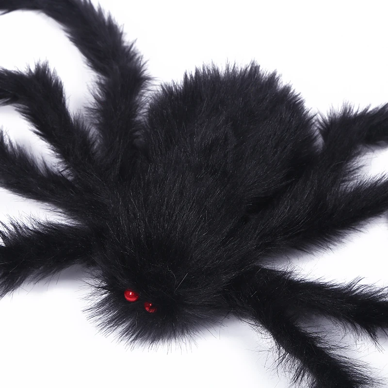 Decoración de Halloween Horror 150 cm juguete araña peluche gran tamaño para fiesta Casa decoración Hallowee | Дом и сад