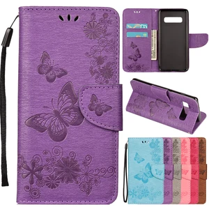 Чехол-накладка для Samsung Galaxy S10, S8, S9 Plus, S7 Edge, A6, A7, A9, J4, J6 Plus 2018, J3, J5, 2017, Note 9, 8, кожаный