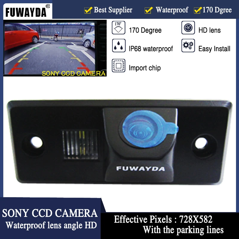 Автомобильная парковочная камера заднего вида FUWAYDA светодиодная хода ночного