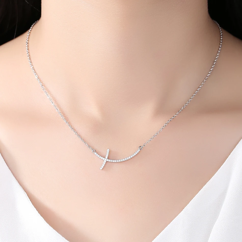 Женское ожерелье из серебра 925 пробы с фианитами|necklace with|designer necklacenecklace designer |