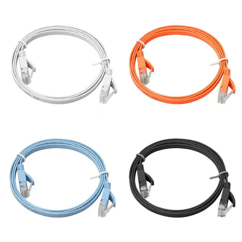 1 м 2 3 5 10 CAT 6 плоский UTP Ethernet сетевой кабель RJ45 патч LAN шнур лапша сетевая линия
