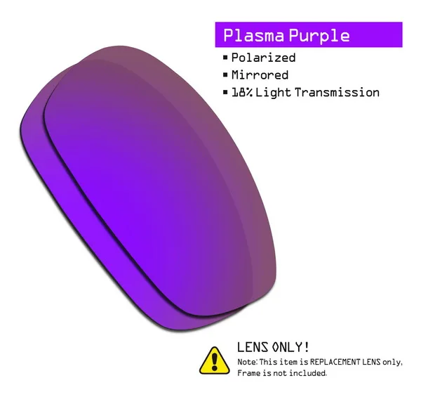 Purple-ShieldCoat SmartVLT поляризованные Сменные линзы для Окли Сплит солнечные очки к куртке-несколько вариантов - Цвет линз: Purple-ShieldCoat