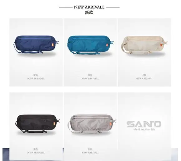 Санто нейлон ультра тонкий Путешествия Спорт на открытом воздухе Противоугонная