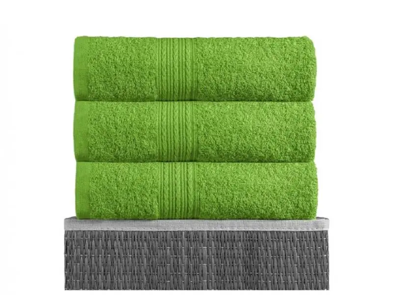 Полотенце для тела BAYRAMALY 70*140 см зеленый|Банные полотенца| |