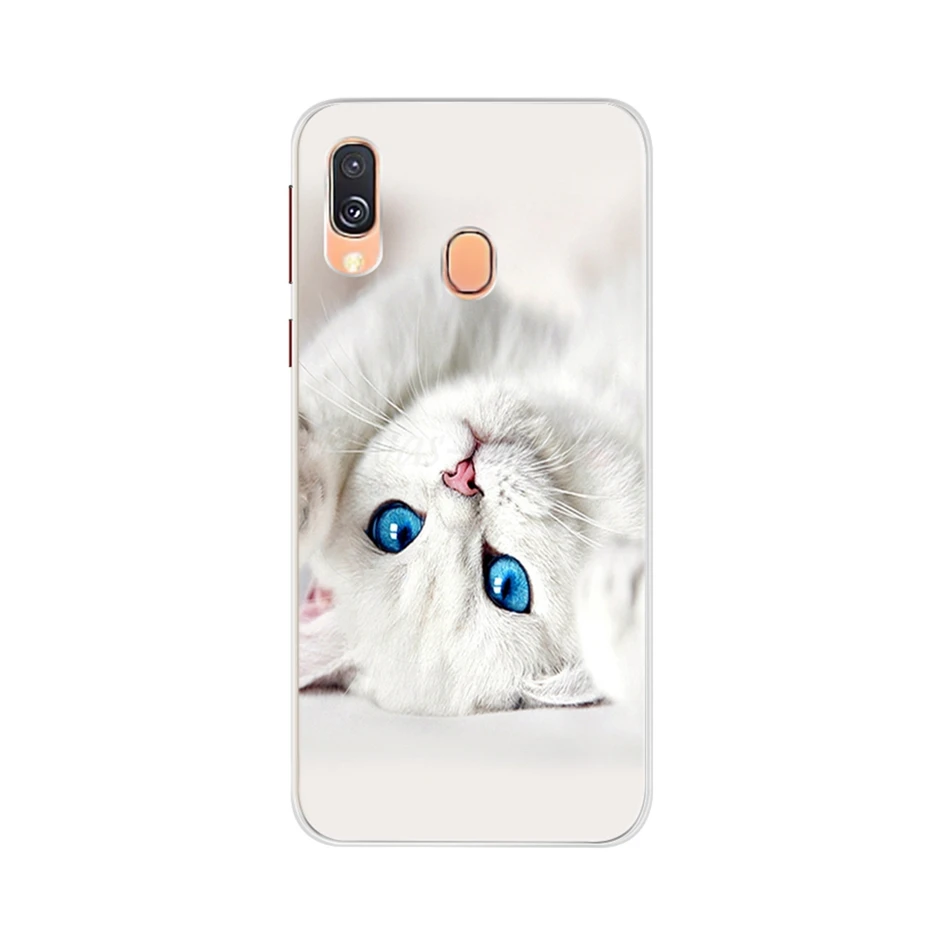 Чехол для samsung A40 чехол для samsung Galaxy A40 A 40 A405F A405 SM-A405F чехол для телефона s Fundas Coque мягкий силиконовый бампер - Цвет: Слоновая кость