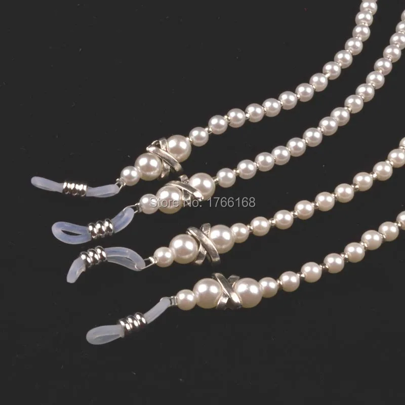 Белый Бисерный шнур для очков стеклянный ремешок чтения держатель красный очки