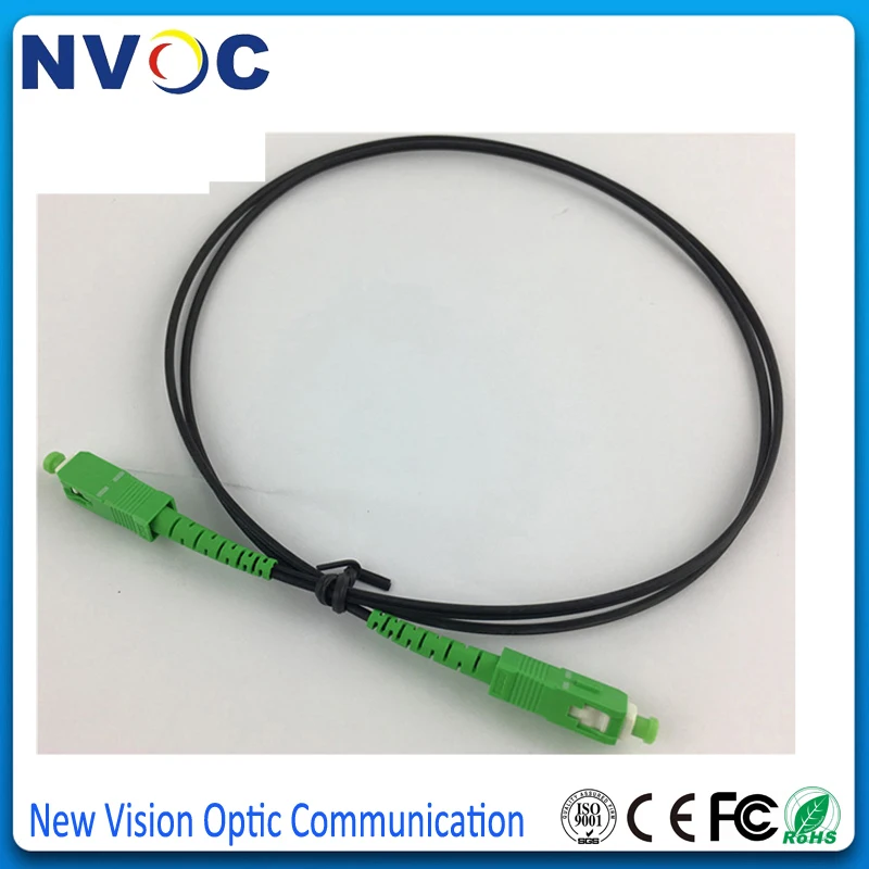 1 м внутренний волоконный патч корд FTTH GJXH SM Simplex G657A LSZH SC/APC на обоих концах 50 см