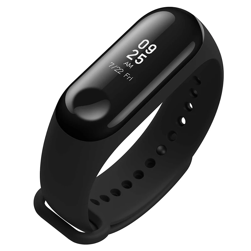 Xiaomi Mi Band 3/4 OLED Экран сенсорный Управление Браслет фитнес-трекер для измерения сердечного ритма Смарт-браслет Xiaomi Mi группа