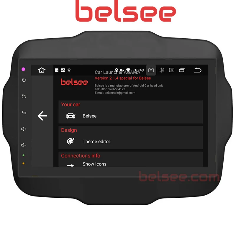 Belsee 10 1 &quotIPS экран 8 ядер стерео Android 0 головное устройство автомобильное радио GPS