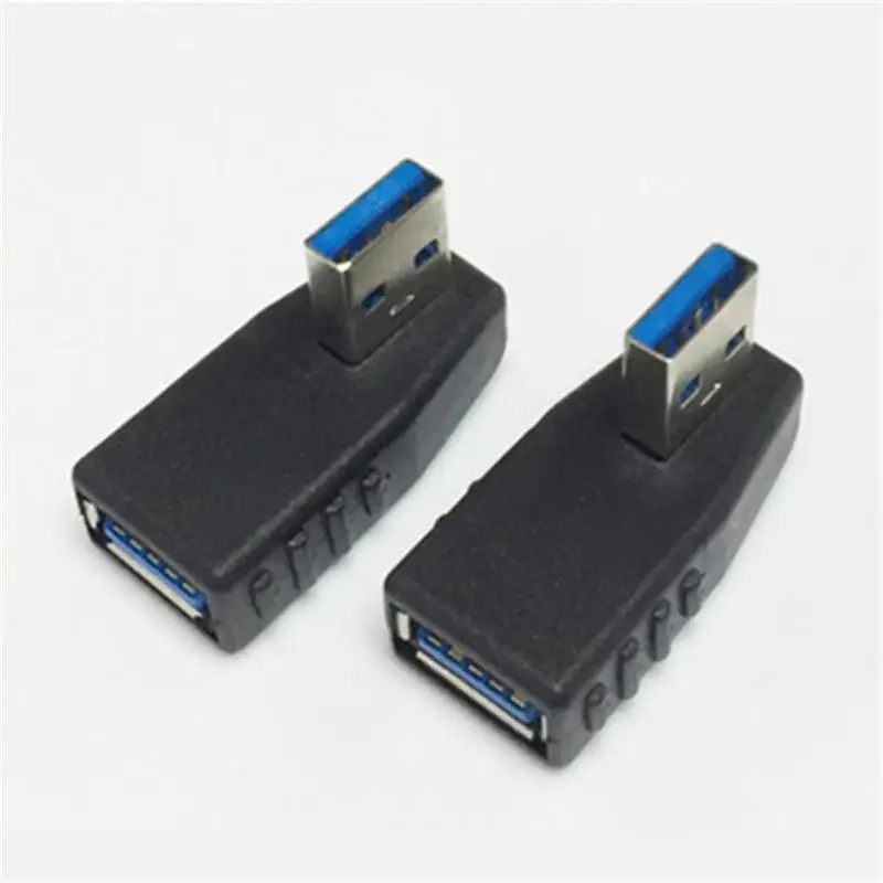 Левый изгиб USB Мужской Пара Женский 3 0 локоть линии передачи данных правый угол 90