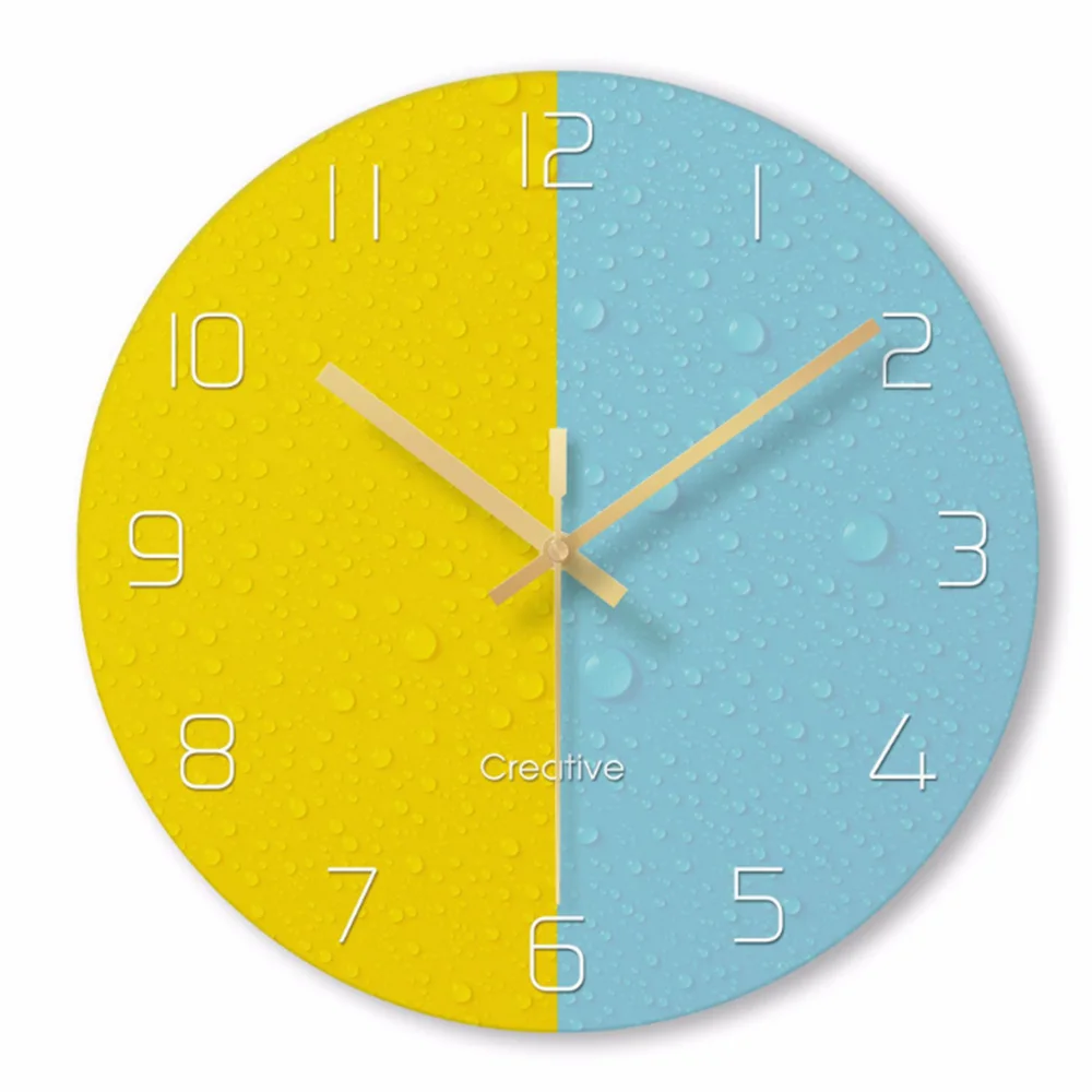 1 Pcs Creative 3D Wall Clock Modern Design Living Room Decoration Mirror Glass Unique Watch Clocks Home Decor Silent | Дом и сад