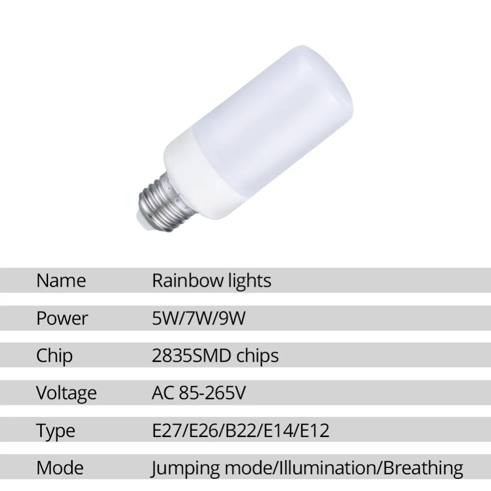 Креативные Праздничные огни E26 E27 LED эффект пламени огненная лампа E14 светодиодные