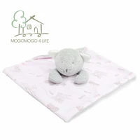 luxury pink baby comforter with bear plush toys newborn appease security blanket eco materials multifunction saliva