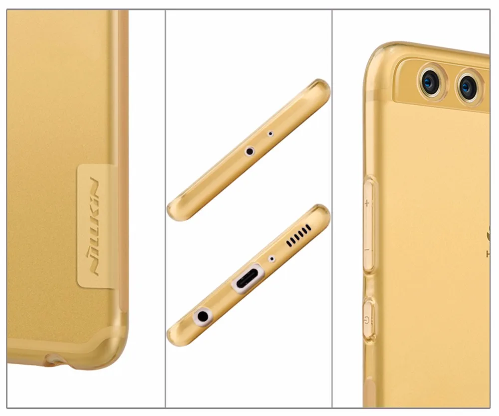 Huawei P10 Плюс Case NILLKIN Природа ясно ТПУ Ultra Thin для huawei p10 плюс 5.5 дюймов Мягкий Задняя