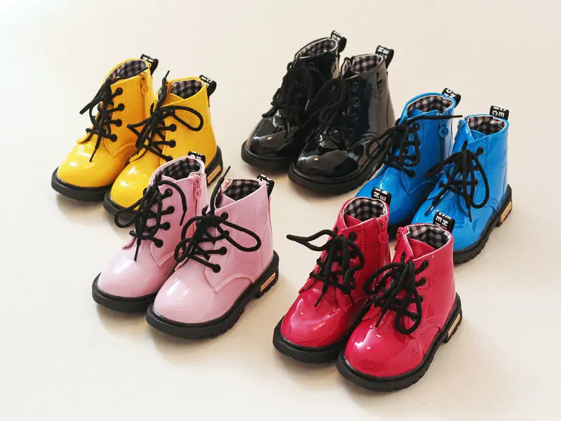 

2020 New Children Shoes Waterproof Martin Boot Kids Snow Boots Brand Autumn winter Girls Boys Rubber booties footwear