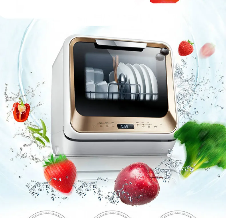 Verkaufen Geschirrspüler Vermeiden Installation Von Geschirrspüler Haushalt Automatische Desktop Mini Kleine Embedded Pinsel Schüssel Maschine.