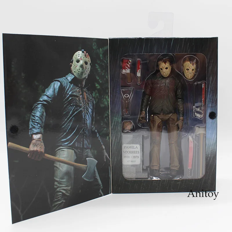 NECA Friday 13th the Final Chapter Jason Voorhees ПВХ фигурка коллекционная игрушка 18 см KT4069