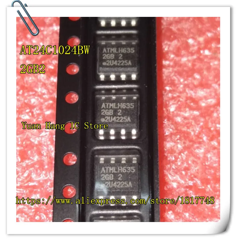 10 шт./лот AT24C1024BW-SH25-B 2GB2 24C1024 SOP-8 Новинка