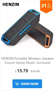 HENZIN 20 W Беспроводная Bluetooth Колонка супер колонка для басов HIFI стерео с флеш-картой памяти TF AUX громкой связи 4000 mAh банк питания для iPhone