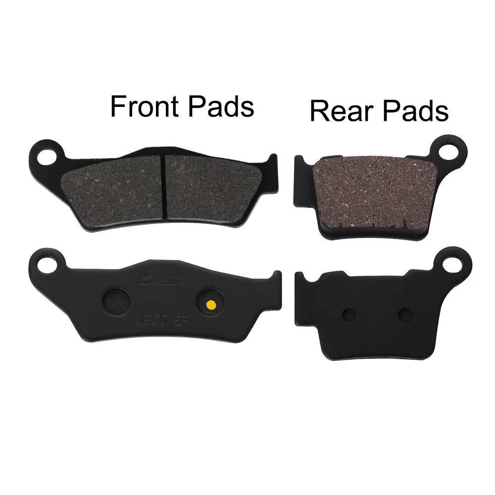 Передние и задние тормозные колодки мотоцикла для KTM EXC-F 250 350 EXC-R 450 EXC 400 525 2004-2007 500